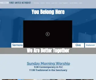 Angletonfumc.org(Home) Screenshot