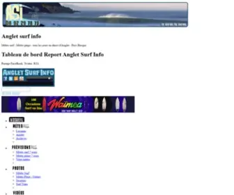 Angletsurfinfo.com(Anglet Surf Info) Screenshot