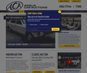 Angliacarauctions.co.uk(Modern and Classic Car Auctions) Screenshot