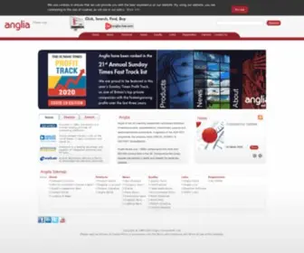 Anglia.com(Anglia Authorised Distributor of Electronic Components) Screenshot