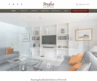 Angliakb.co.uk(Fitted Kitchens Norwich) Screenshot