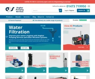 Anglianpumping.com(Anglian Pumping Services UK) Screenshot