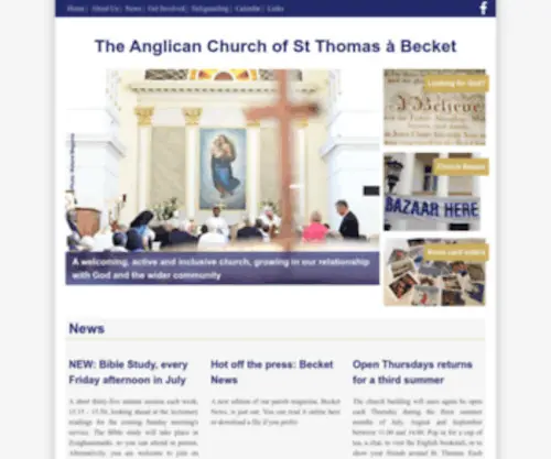 Anglican-Church-Hamburg.de(The Anglican Church of St Thomas à Becket) Screenshot