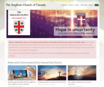 Anglican.ca(The Anglican Church of Canada) Screenshot