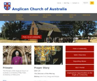 Anglican.org.au(Anglican Church of Australia) Screenshot