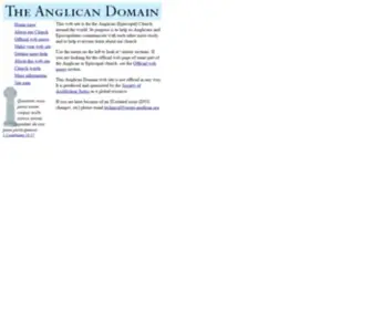 Anglican.org(The Anglican Domain) Screenshot