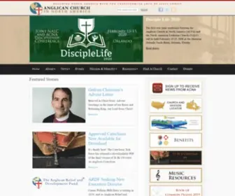 Anglicanchurch.net(Anglican Church in North America) Screenshot