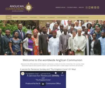 Anglicancommunion.org(Anglican Communion) Screenshot