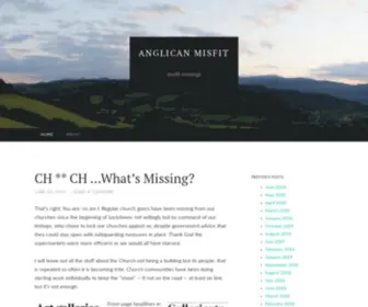 Anglicanmisfit.com(Anglican Misfit) Screenshot