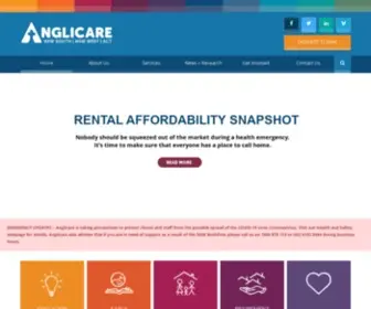 Anglicare.com.au(NSW South) Screenshot