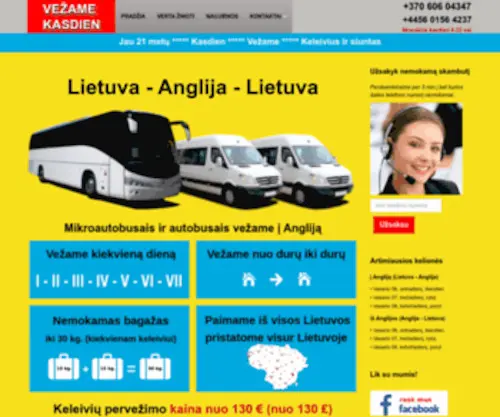 Anglija-LT.lt(Kasdien vežame Lietuva) Screenshot