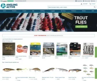 Anglingactive.co.uk(Fishing tackle shop & online with fast delivery) Screenshot