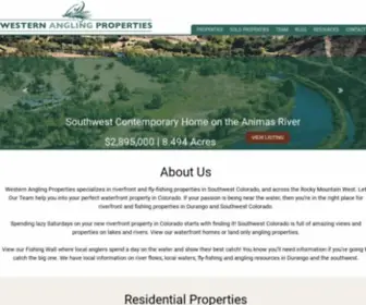 Anglingproperties.com(Western Angling Properties) Screenshot