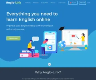 Anglo-Link.com(Learn English Online) Screenshot