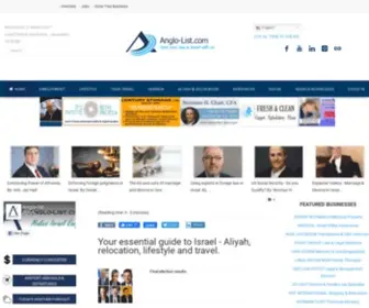 Anglo-List.com(Israel Lifestyle) Screenshot