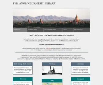 Angloburmeselibrary.com(THE ANGLO) Screenshot