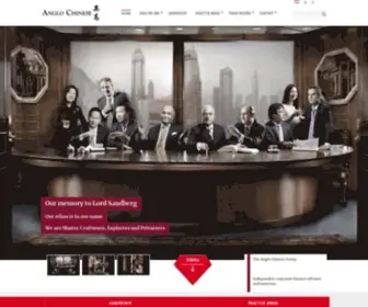 Anglochinesegroup.com(Independent corporate finance advisers and investors) Screenshot