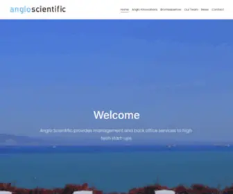 Anglodigital.com(Turning scientific discovery into groundbreaking product) Screenshot