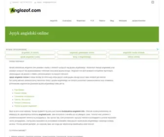 Anglozof.com(Wiczenia) Screenshot