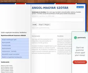 Angol-Magyar-Szotar.hu(Hibás) Screenshot