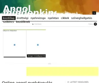 Angol-Mindenkinek.com(Angol érettségi) Screenshot