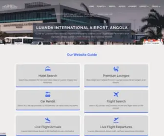 Angolaairport.net(Luanda International Airport) Screenshot