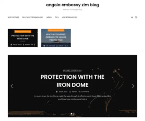 Angolaembassyzim.com(Angola embassy zim blog) Screenshot