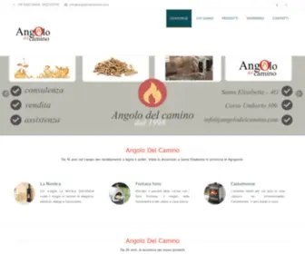 Angolodelcamino.com(Vendita e Assistenza stufe a pellet Agrigento) Screenshot