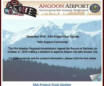 Angoonairporteis.com(Angoon Airport EIS) Screenshot