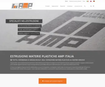 Angoscini.it(Estrusione materie plastiche AMP Italia) Screenshot