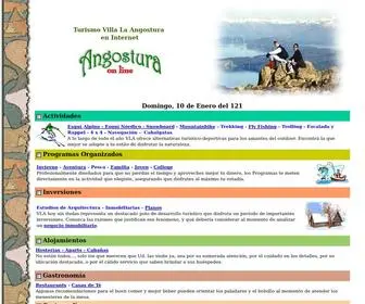 Angosturaonline.com.ar(Turismo en Villa La Angostura Alojamiento Esqui Villa Angostura Turismo en Angostura) Screenshot