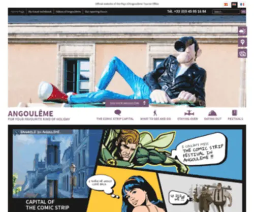 Angouleme-Tourisme.co.uk(Angouleme Tourisme) Screenshot
