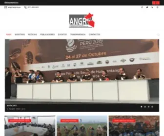 ANGR.org.pe(Asamblea Nacional de Gobiernos Regionales ANGR) Screenshot