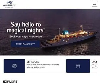 Angriyacruises.com(Angriya cruise) Screenshot