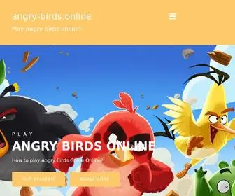 Angry-Birds.online(Play angry birds online) Screenshot