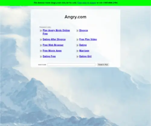 Angry.com(The Leading Angry Site on the Net) Screenshot