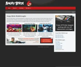 Angrybirdshelp.com(All-in-one Angry Birds Walkthrough, Golden Eggs and Achievements) Screenshot