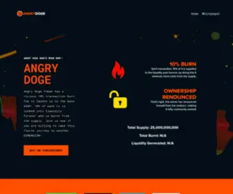 Angrydoge.net(Angry Doge) Screenshot