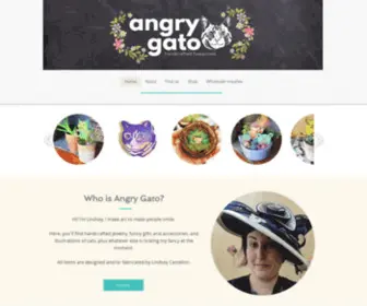 Angrygatodesigns.com(Funny Gifts And Accessories) Screenshot