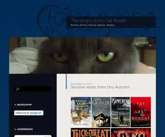 Angrygreycatreads.com(The Angry Grey Cat Reads) Screenshot