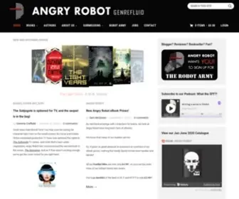 Angryrobotbooks.com(Angry Robot) Screenshot