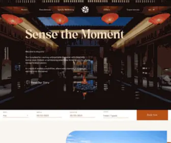 Angsana.com(Hotels & Resorts Around the Globe) Screenshot