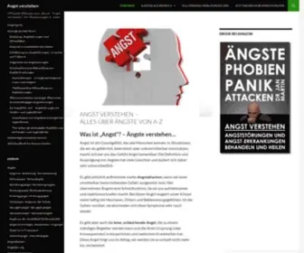 ANGST-Verstehen.de(Angst, Angststörung, Angsterkrankung) Screenshot