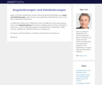 Angstportal.de(Angststörungen) Screenshot