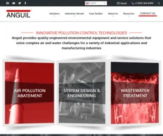 Anguil.com(Industrial Pollution Control) Screenshot