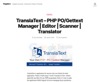 Angulara.com(Angular, Laravel and other development tools, news and resources) Screenshot