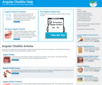 Angularcheilitishelp.org(Learn what angular cheilitis) Screenshot