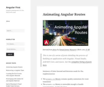 Angularfirst.com(Angular First) Screenshot