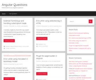 Angularquestions.com(Angular questions) Screenshot