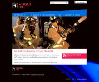 Angusfire.com(THE FIRE FIGHTING SOLUTIONS PROVIDER Angus Fire) Screenshot